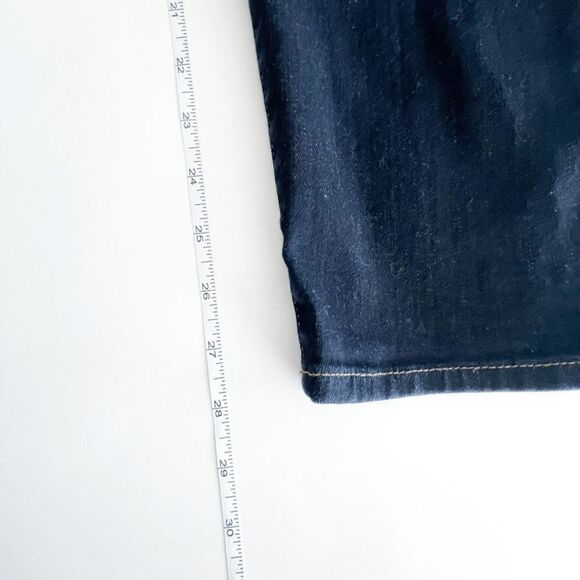 GAP 1969 Maternity Womens True Skinny Denim Pants Elastic Waist Dark Blue Wash S - Picture 8 of 9